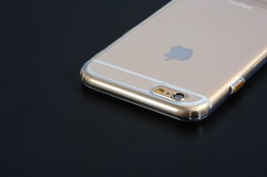 Силіконовий чохол COTEetCI ABS прозорий + золотий для iPhone 6 Plus/6S Plus