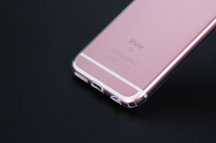 Силиконовый чехол COTEetCI ABS прозрачный + розовый для iPhone 6/6s Plus Силиконовый чехол COTEetCI ABS прозрачный + розовый для iPhone 6/6s Plus