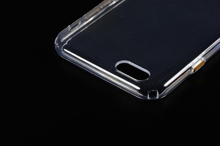 Силіконовий чохол COTEetCI ABS прозорий + золотий для iPhone 6 Plus/6S Plus