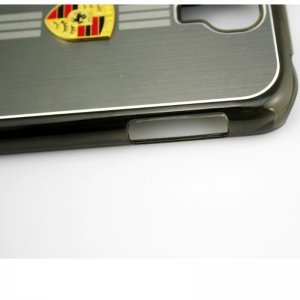 Чехол-накладка для Samsung Galaxy S4 - Porsche design серый