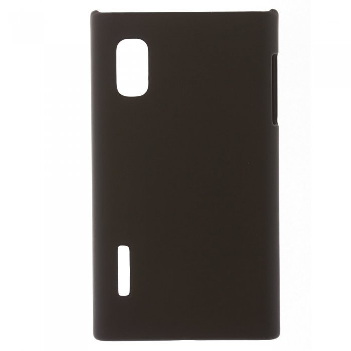 Чохол-накладка для LG Optimus L5 - Hard Shell Case чорний