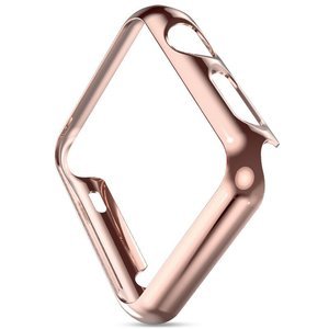 Ультратонкий чехол Coteetci розовое золото для Apple Watch 2 42мм