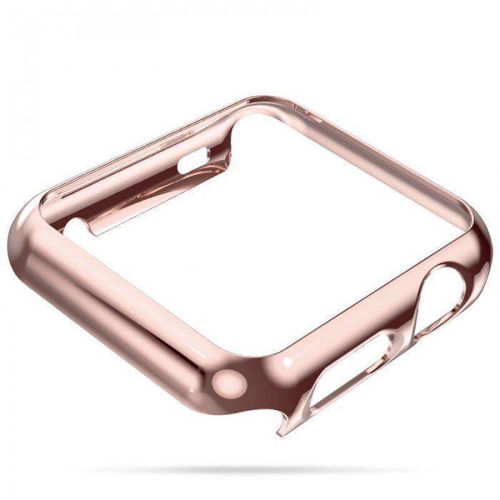 Ультратонкий чехол Coteetci розовое золото для Apple Watch 2 42мм