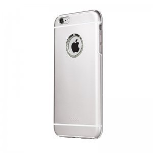Чехол со стразами iBacks Armour Crystal Cartier серебристый для iPhone 6/6S