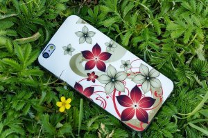 Чехол-накладка для Apple iPhone 6 Plus - цветы