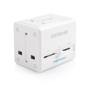Сетевое зарядное устройство универсальное Capdase Travel Adapter BlockOne 2.1 A, белое