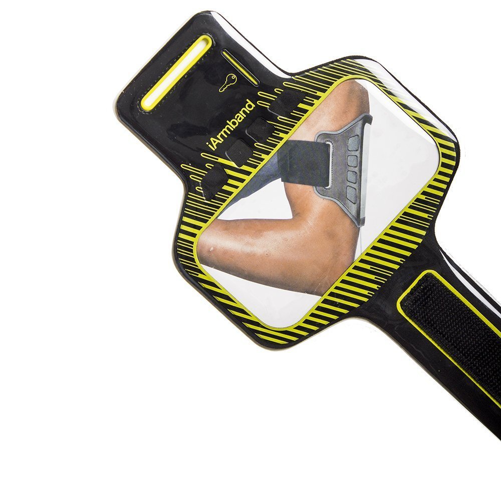 Чехол спорт и экстрим универсальный - iArmband Sport Armband черный + желтый