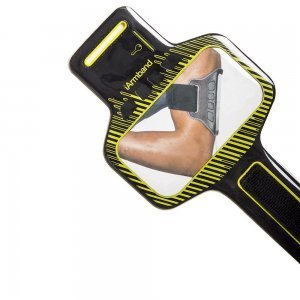 Чехол спорт и экстрим универсальный - iArmband Sport Armband черный + желтый