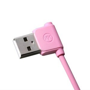 Кабель Lightning для Apple iPhone/iPad/iPod - WK Junzi розовый