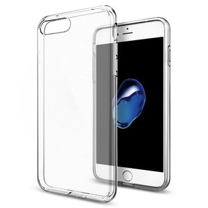 Силиконовый чехол Spigen Liquid Crystal прозрачный для iPhone 8 Plus/7 Plus