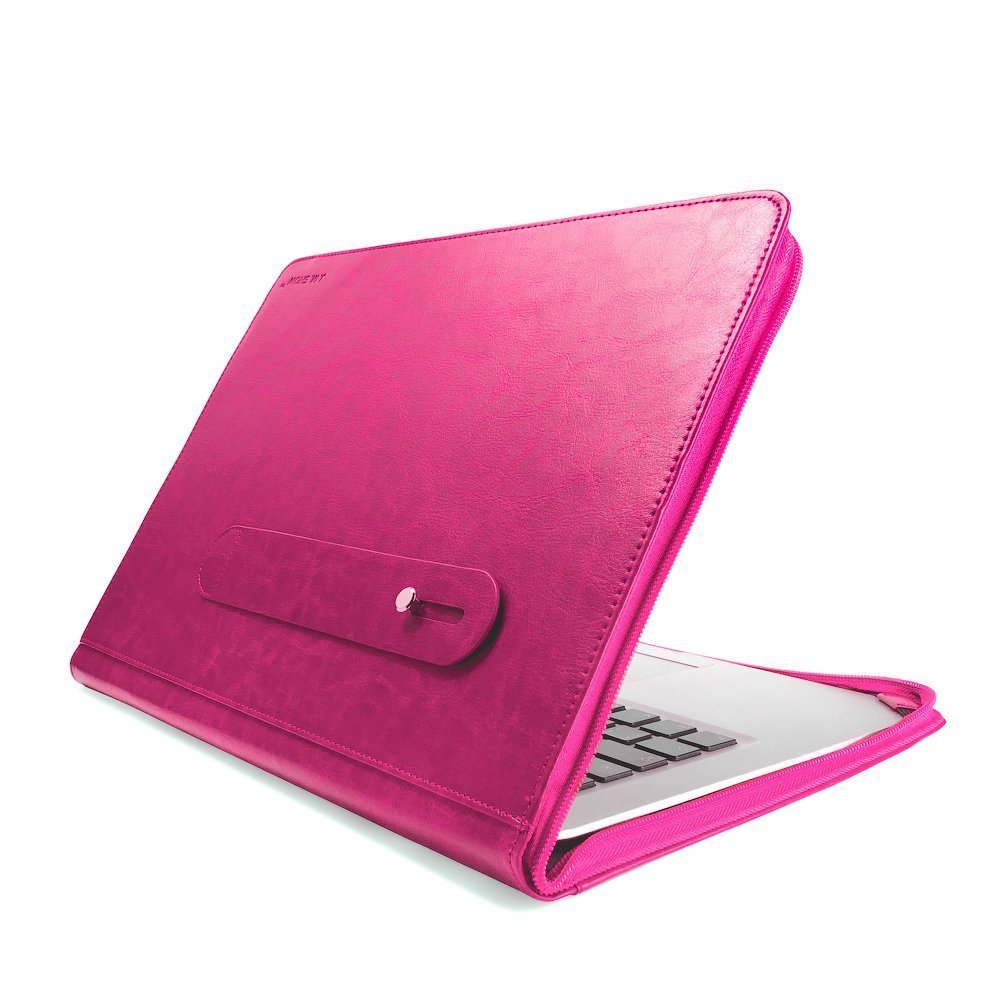 Чохол-книжка для Apple MacBook Pro 13 "Retina - J.M.Show Thin Leather рожевий