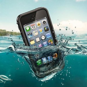 Чехол спорт и экстрим для Apple iPhone 5/5S - Let`s Go! LifeProof черный