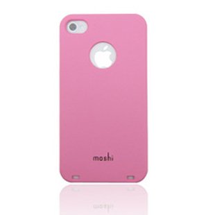 Чехол-накладка для Apple iPhone 4/4S - Moshi iGlaze 4 розовый