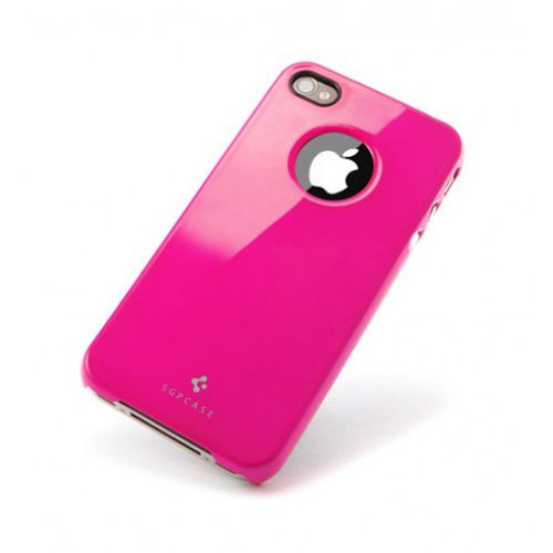 Чехол-накладка для Apple iPhone 4/4S - SGP Ultra Thin Air Vivid Series розовый