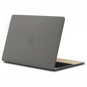 Чохол-накладка Apple MacBook 12" - Kuzy Rubberized Hard Case сірий