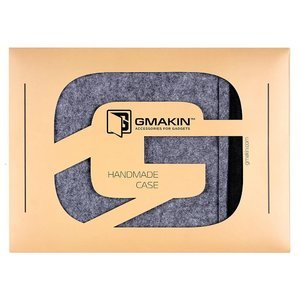 Чохол-конверт Gmakin GM16 сірий для MacBook Air 13"/Pro 13"/Pro 13" Retina