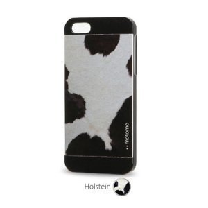 Чехол-накладка для Apple iPhone 5/5S - Motomo Cow черный