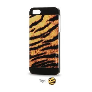 Чехол-накладка для Apple iPhone 5/5S - Motomo Tiger черный