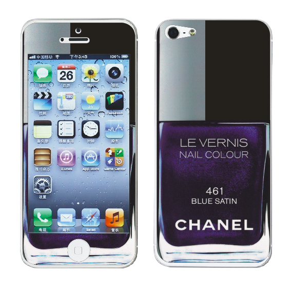 Наклейка для Apple iPhone 5/5S - MTV Skins Chanel 461