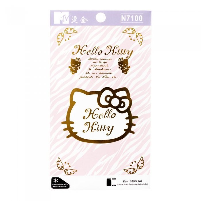 Наклейка для Samsung Galaxy Note 2 N7100 - MTV Hello Kitty