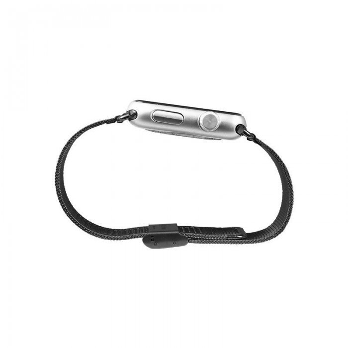 Ремешок для Apple Watch 42 мм - iBacks Stainless Steel черный Ремешок для Apple Watch 42 мм - iBacks Stainless Steel черный