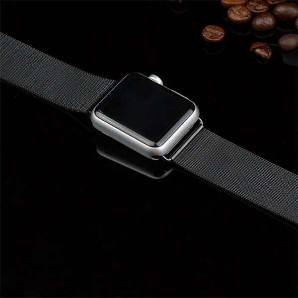 Ремешок для Apple Watch 42 мм - iBacks Stainless Steel черный Ремешок для Apple Watch 42 мм - iBacks Stainless Steel черный