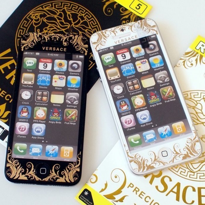 Наклейка для Apple iPhone 5/5S - RJ Skin VERSACE brigth Наклейка для Apple iPhone 5/5S - RJ Skin VERSACE brigth