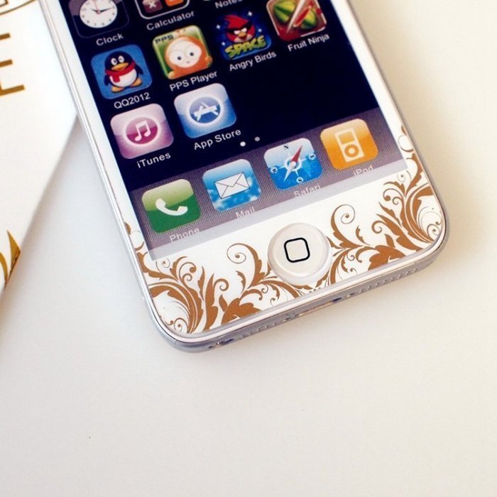 Наклейка для Apple iPhone 5/5S - RJ Skin VERSACE brigth Наклейка для Apple iPhone 5/5S - RJ Skin VERSACE brigth