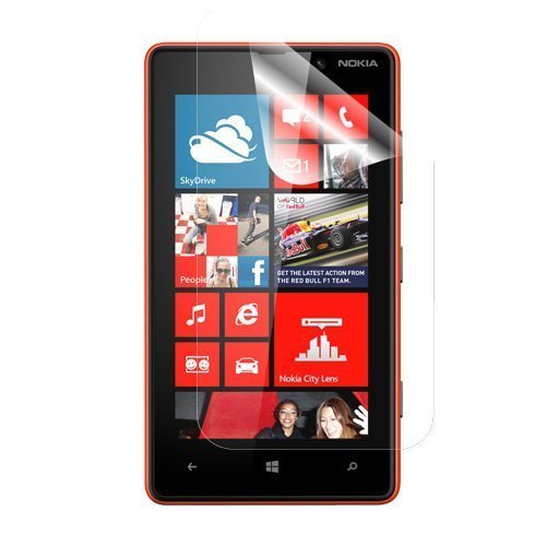 Защитная пленка для Nokia Lumia 820 - Screen Ward Crystal Clear прозрачная глянцевая