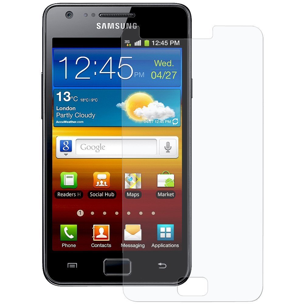 Защитная пленка для Samsung Galaxy SII Plus i9100/i9105 - Screen Ward глянцевая прозрачная