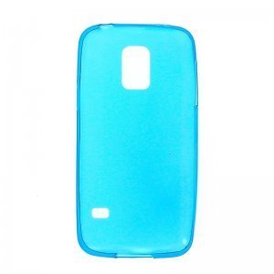 Чехол-накладка для Samsung Galaxy S5 mini - 0.3мм голубой