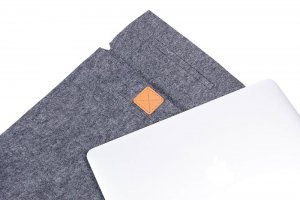 Чохол-конверт Gmakin GM17 сірий для MacBook Air 13"/Pro 13"/Pro 13" Retina