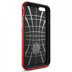 Чехол-накладка для Apple iPhone 6/6S - Spigen Neo Hybrid Carbon красный + черный