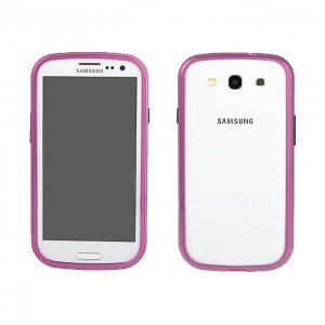 Чохол-бампер Samsung Galaxy S3 - Shun Tian Tai рожевий