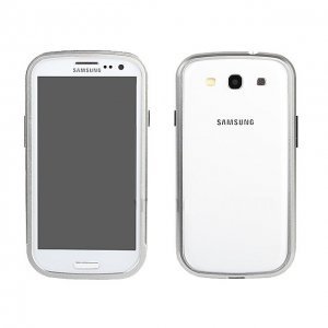 Чохол-бампер Samsung Galaxy S3 - Shun Tian Tai сріблястий