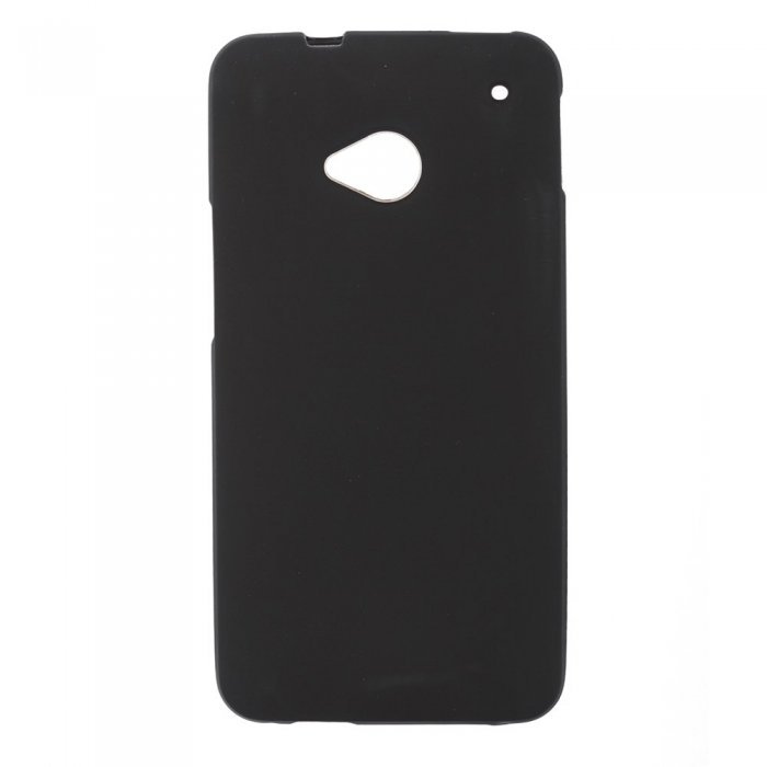 Чохол-накладка для HTC One - Silicon Case чорний
