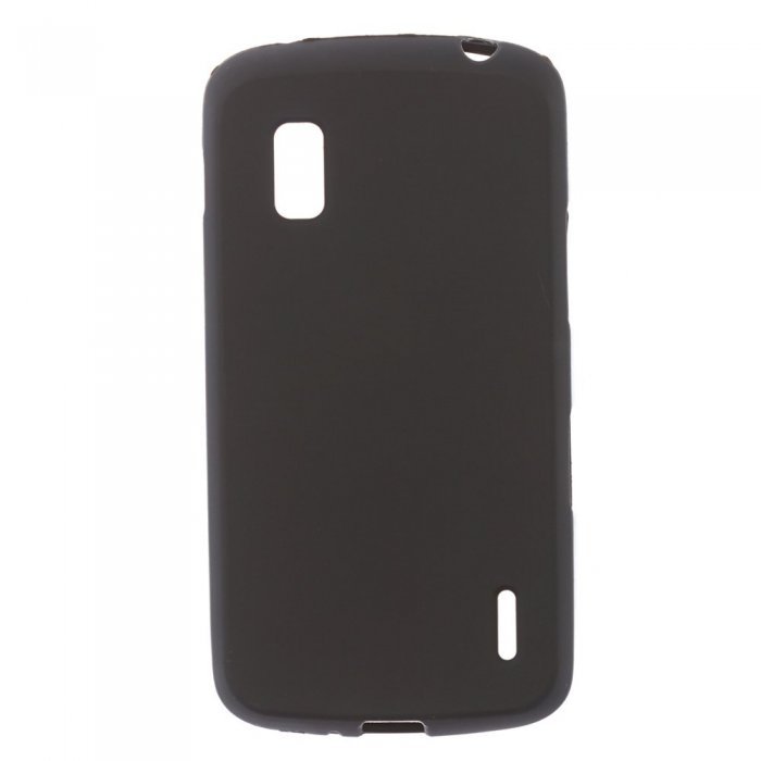 Чохол-накладка для LG Nexus 4 E960 - Silicon Case чорний