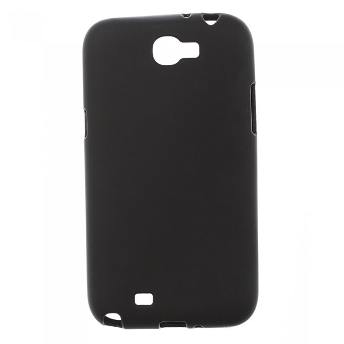 Чехол-накладка для Samsung Galaxy Note 2 N7100 - Silicon Case черный