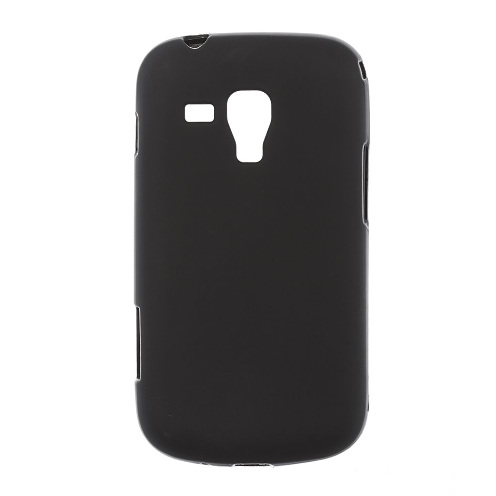 Чехол-накладка для Samsung Galaxy S Duos S7562 - Silicon Case черный