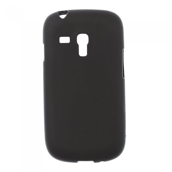 Чехол-накладка для Samsung Galaxy S III mini i8190 - Silicon Case черный