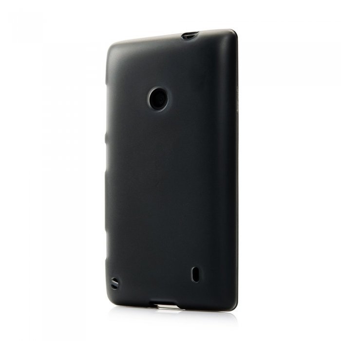 Чехол-накладка для Nokia Lumia 520 - Silicon Case черный