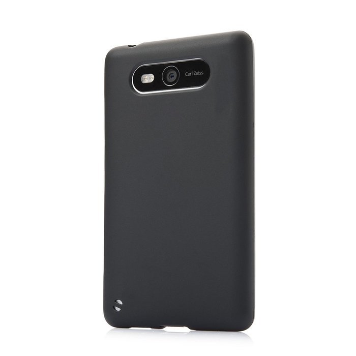 Чехол-накладка для Nokia Lumia 820 - Silicon Case черный
