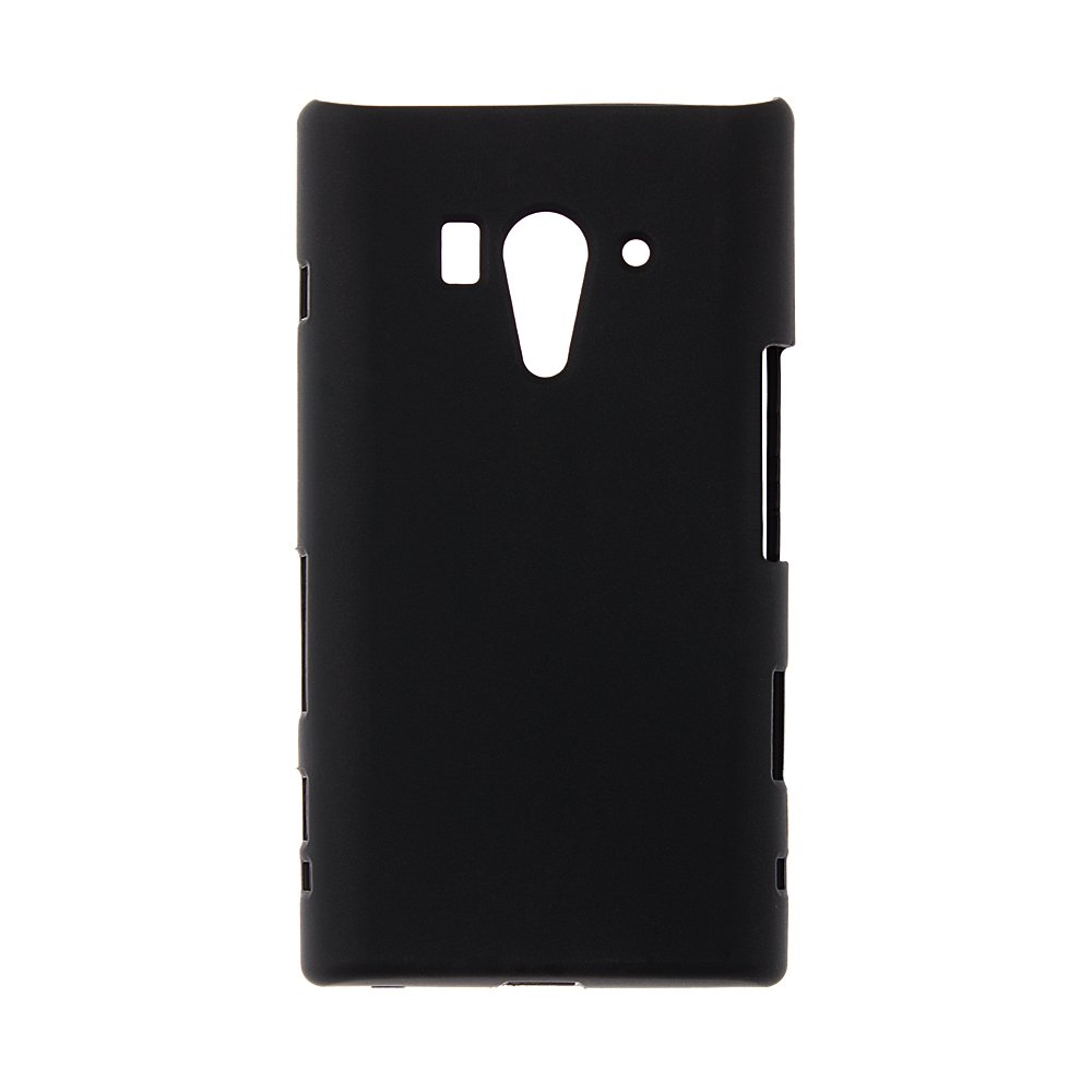 Чехол-накладка для Sony Xperia Acro S LT26w - Silicon Case черный