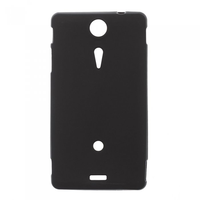 Чехол-накладка для Sony Xperia TX LT29i - Silicon Case черный