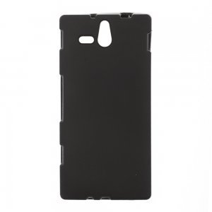 Чохол-накладка для Sony Xperia U ST25i - Silicon Case чорний