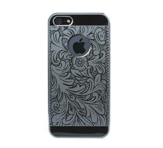 Чехол-накладка для Apple iPhone 5/5S - iBacks Cameo Venezia черный