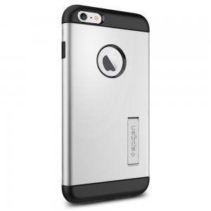 Чехол-накладка для iPhone 6 Plus/6S Plus - Spigen Case Slim Armor серебристый