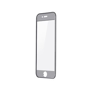 Защитное стекло iBacks Full прозрачный + серый для iPhone 6 Plus/6S Plus