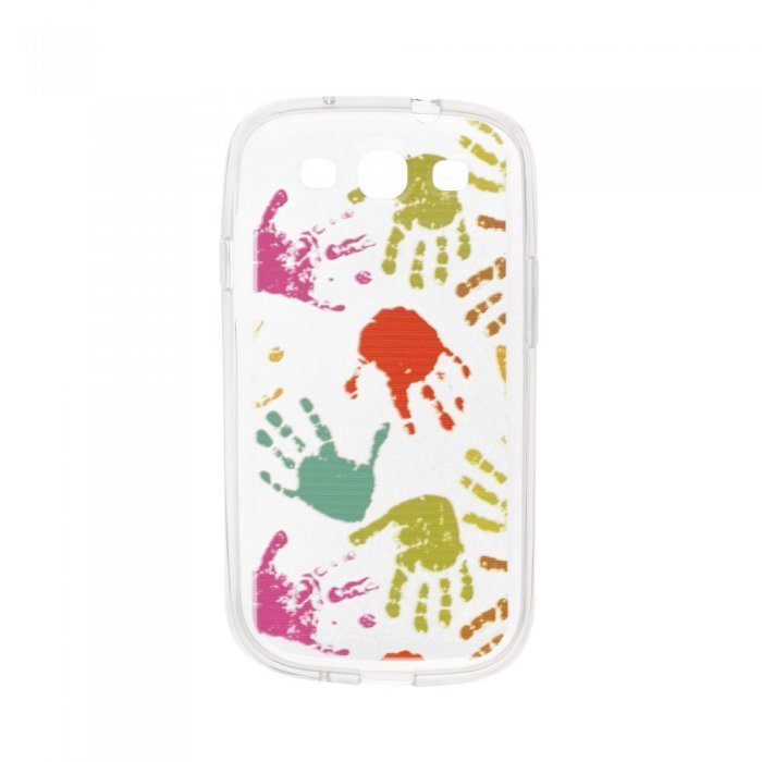 Чехол-накладка для Samsung Galaxy S3 - Multicolor Hands