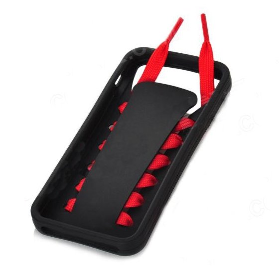 3D чехол iShoes черный для iPhone 5/5S/SE 3D чехол iShoes черный для iPhone 5/5S/SE